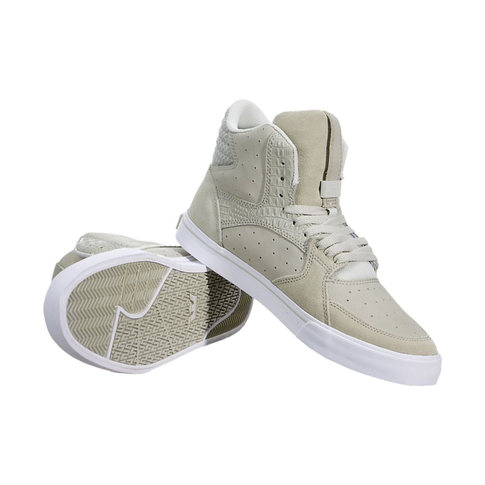 Baskets Montantes Supra Vaider 3000 Grise Light Grey/White Homme | QAU-23991656